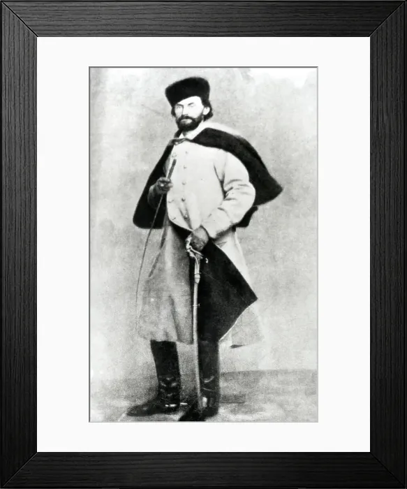 Framed Print : Carl Schurz Full Length Holding Cane Framed Print : Carl Schurz Full Length Holding Cane