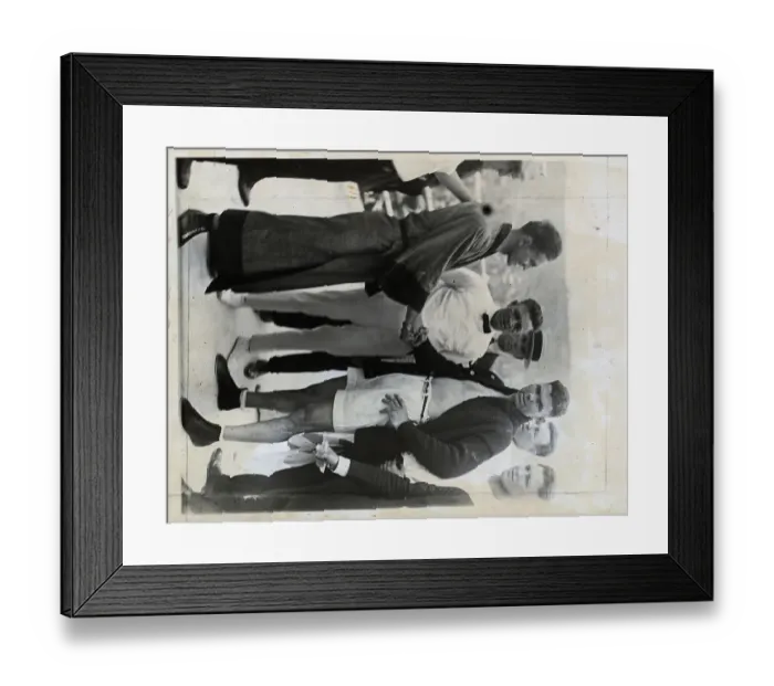 Framed Print : Georges Carpentier & Jack Dempsey Framed Print : Georges Carpentier & Jack Dempsey