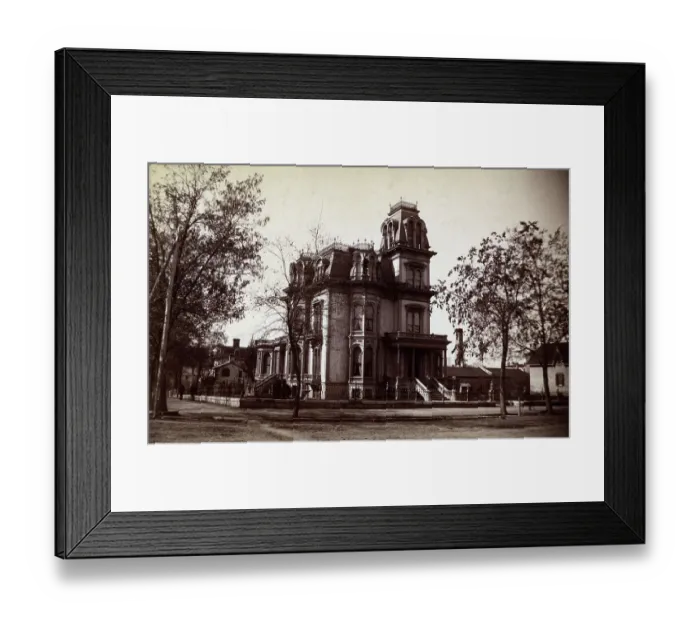 Framed Print : Exterior View Of Gardot House Framed Print : Exterior View Of Gardot House