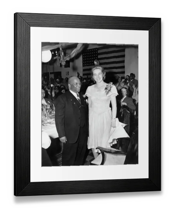 Framed Print : Father Divine Posing W / Wife Edna Rose Framed Print : Father Divine Posing W / Wife Edna Rose