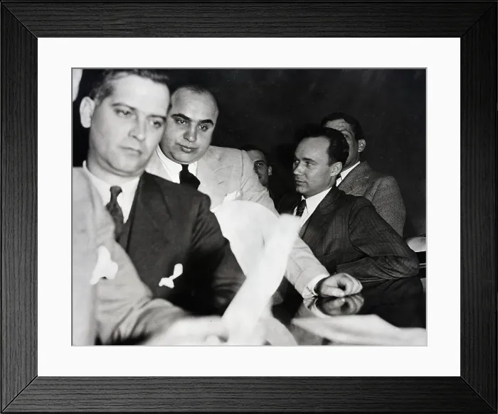 Framed Print : Al Capone In Federal Court Framed Print : Al Capone In Federal Court