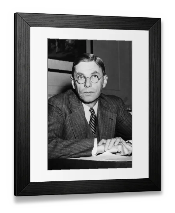 Framed Print : James B. Conant American Editor Seated Framed Print : James B. Conant American Editor Seated