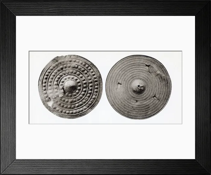 Framed Print : Bronze Shields From Bronze Age Framed Print : Bronze Shields From Bronze Age