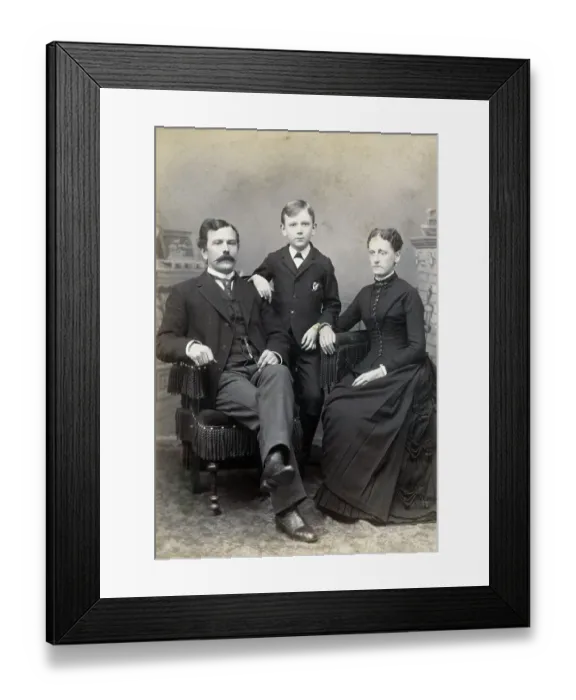 Framed Print : Family Portrait Of Early 20Th Century Framed Print : Family Portrait Of Early 20Th Century
