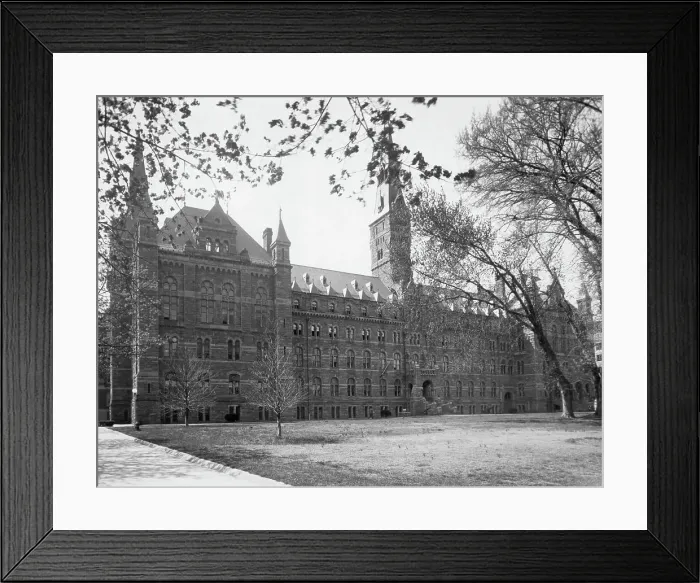 Framed Print : Healy Building At Georgetown University Framed Print : Healy Building At Georgetown University
