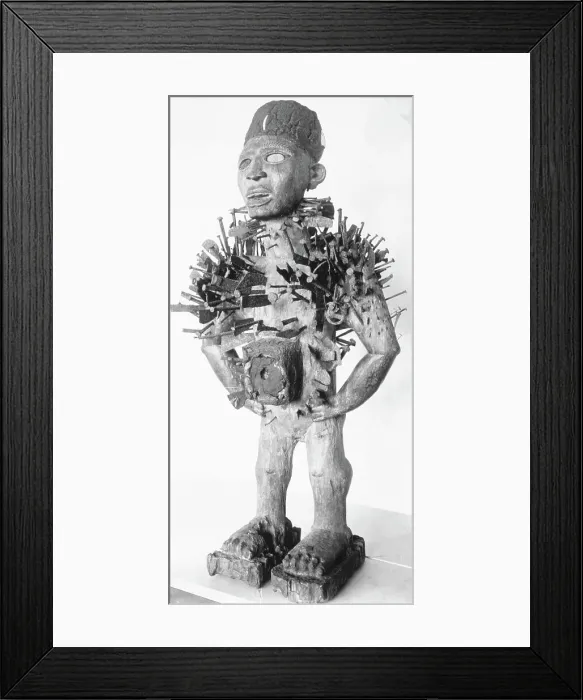 Framed Print : Fetish of Belgian Congo Peoples Framed Print : Fetish of Belgian Congo Peoples