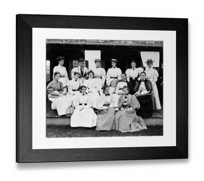 Framed Print : Lady All-American Tennis Players Framed Print : Lady All-American Tennis Players