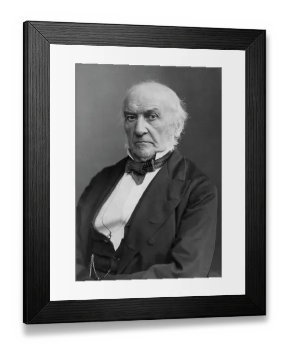 Framed Print : William Gladstone, Waist Up Framed Print : William Gladstone, Waist Up