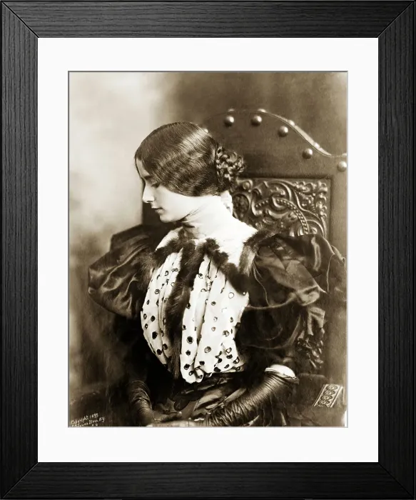 Framed Print : Cleo De Merode Famed Actress 1897 Framed Print : Cleo De Merode Famed Actress 1897