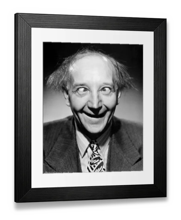 Framed Print : Man With Silly Smile On Face Framed Print : Man With Silly Smile On Face