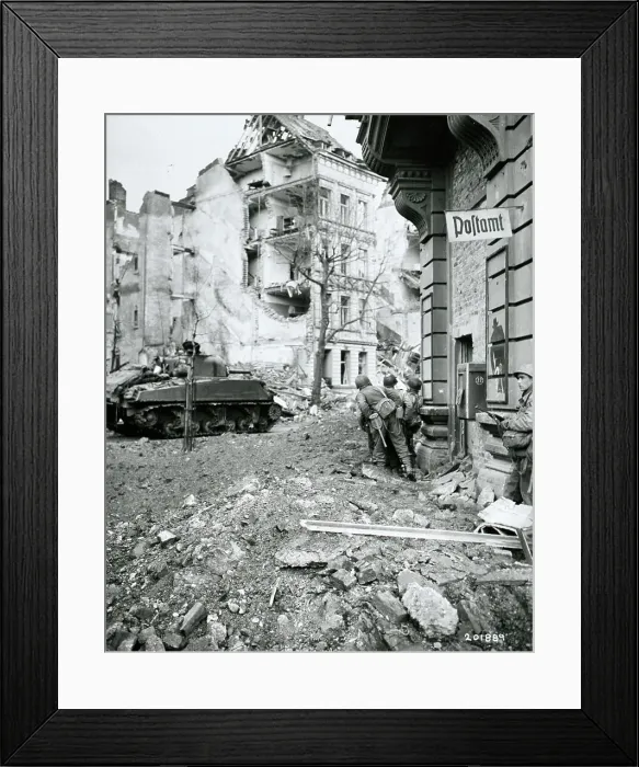 Framed Print : Cologne Landmark During World War I Framed Print : Cologne Landmark During World War I