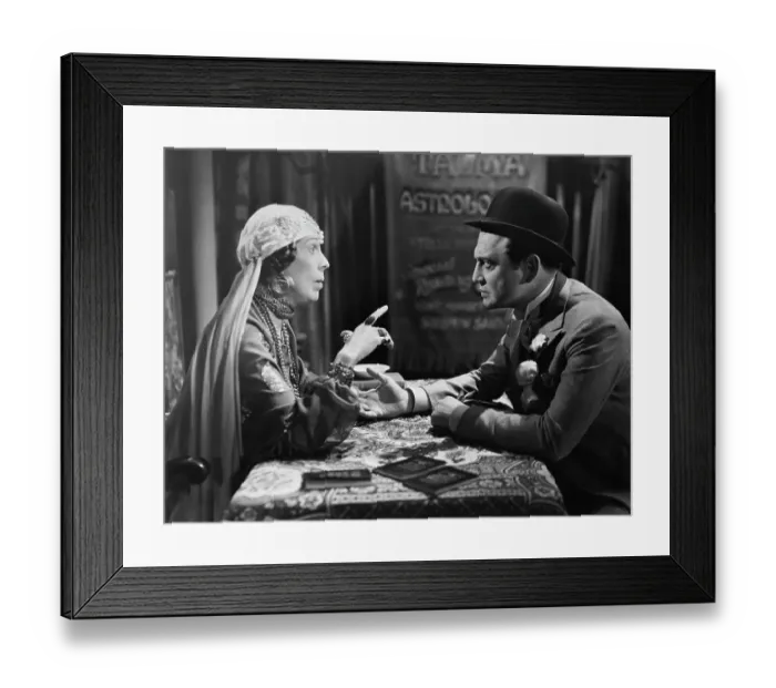 Framed Print : Movie Scene Of A Fortune Teller Framed Print : Movie Scene Of A Fortune Teller