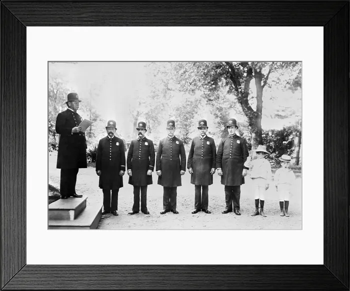 Framed Print : Roosevelt Children At White House
