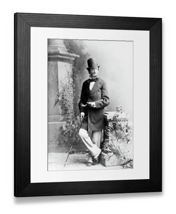 Framed Print : Photo Portrait Of Jacques Offenbach Framed Print : Photo Portrait Of Jacques Offenbach