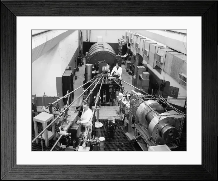 Framed Print : Van De Graff Accelerator; Nuclear Machin Framed Print : Van De Graff Accelerator; Nuclear Machin