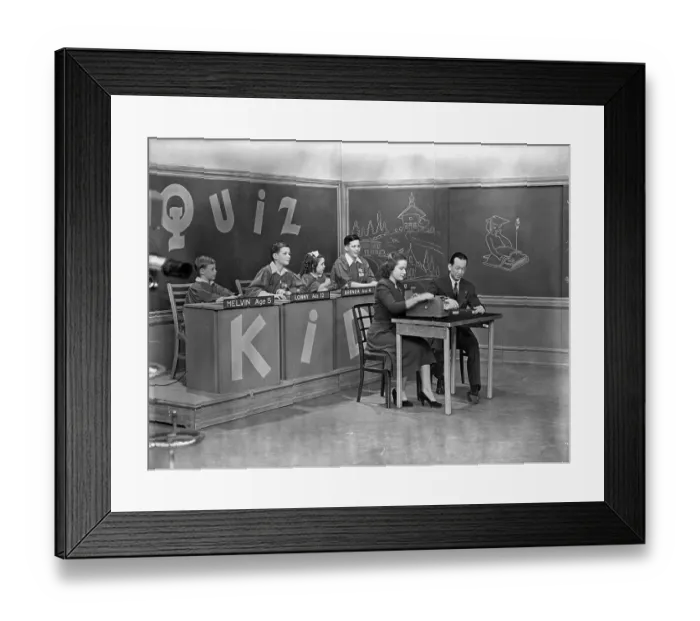 Framed Print : Adding Race on Television Framed Print : Adding Race on Television