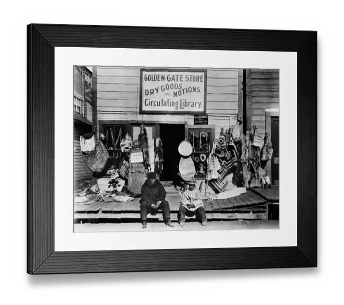Framed Print : Trading Post in Nome Framed Print : Trading Post in Nome