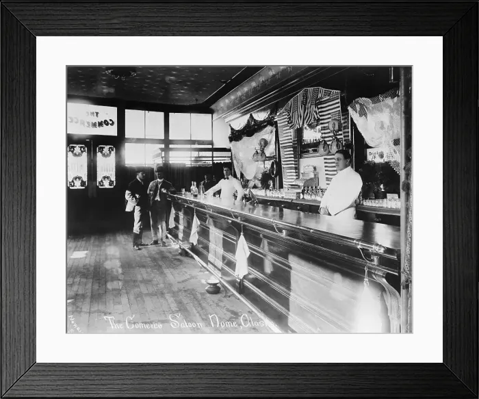 Framed Print : Commerce Saloon; Klondike Gold Rush Framed Print : Commerce Saloon; Klondike Gold Rush