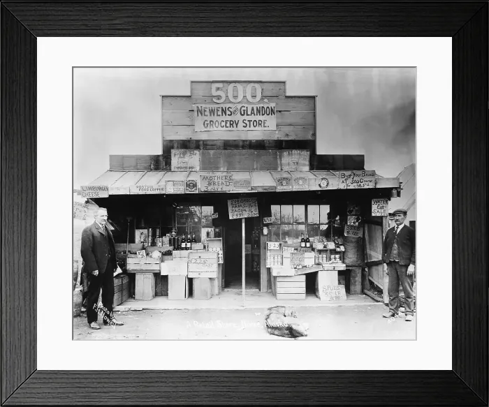 Framed Print : Klondike Goldrush; Grocery Store Framed Print : Klondike Goldrush; Grocery Store