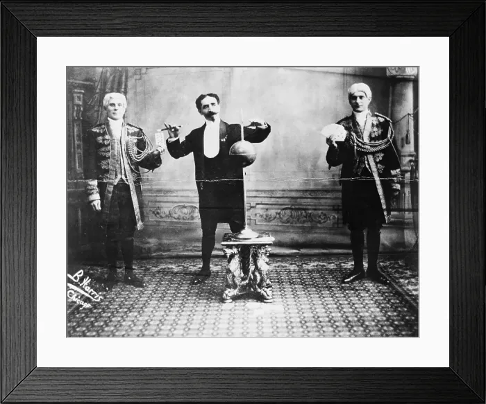 Framed Print : Magician Leon Harrmann Framed Print : Magician Leon Harrmann