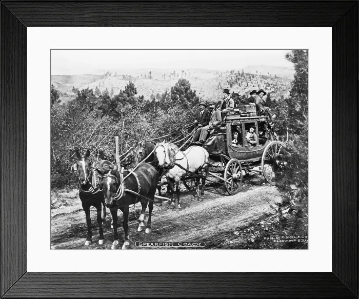 Framed Print : Mailcoach W / Passengers; Horse And Carria Framed Print : Mailcoach W / Passengers; Horse And Carria