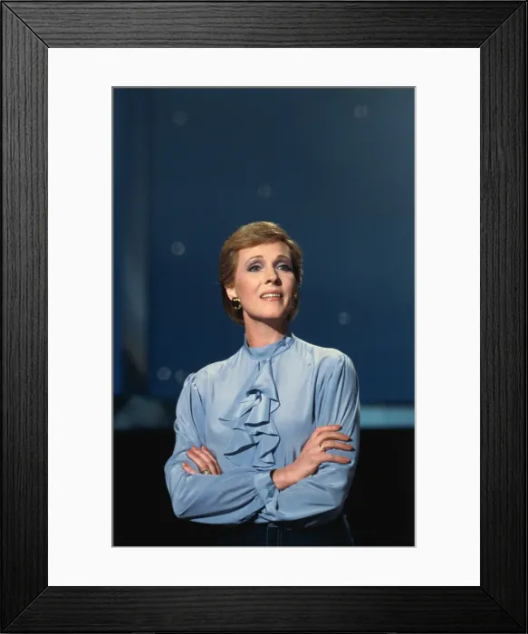 Framed Print : Entertainer Julie Andrews Framed Print : Entertainer Julie Andrews