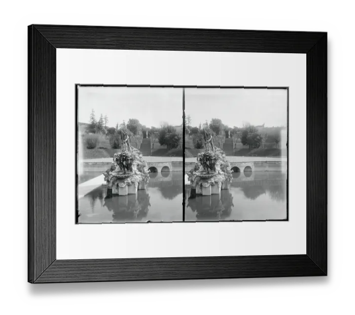 Framed Print : View of Fountain of Neptune at Boboli Garden Framed Print : View of Fountain of Neptune at Boboli Garden