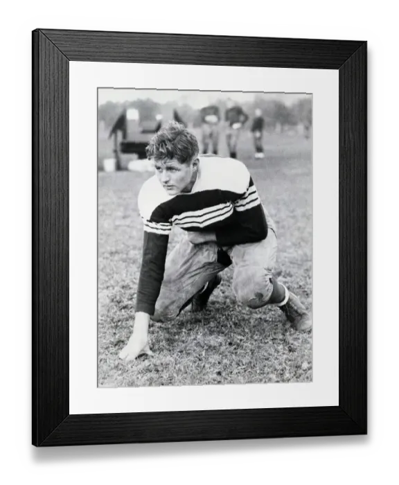 Framed Print : Joseph P. Kennedy In Football Uniform Framed Print : Joseph P. Kennedy In Football Uniform