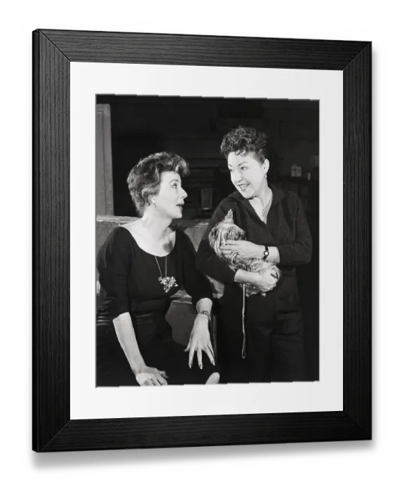 Framed Print : Ethel Merman And Gypsy Rose Lee Framed Print : Ethel Merman And Gypsy Rose Lee