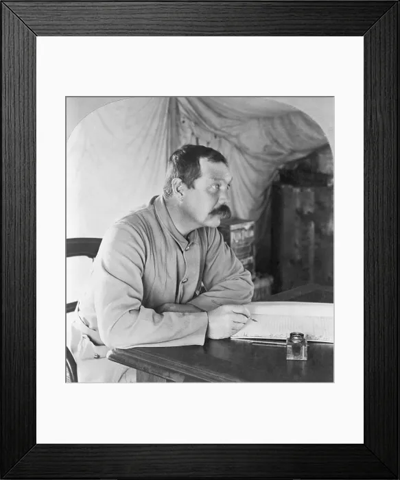 Framed Print : Arthur Conan Doyle In His Tent Framed Print : Arthur Conan Doyle In His Tent