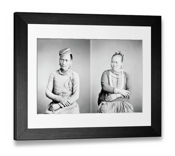 Framed Print : Nepalese Man and Woman Framed Print : Nepalese Man and Woman