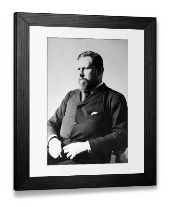 Framed Print : Portrait of Bram Stoker Seated Framed Print : Portrait of Bram Stoker Seated