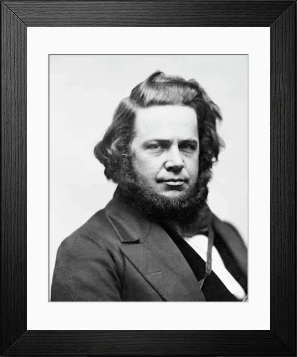 Framed Print : Headshoulders Photo Of Elias Howe Framed Print : Headshoulders Photo Of Elias Howe