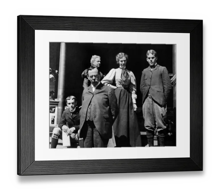 Framed Print : Edward Harriman W / Family; R.R. Magnate Framed Print : Edward Harriman W / Family; R.R. Magnate