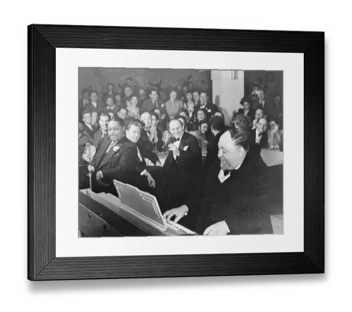 Framed Print : Albert Ammons Playing the Piano Framed Print : Albert Ammons Playing the Piano