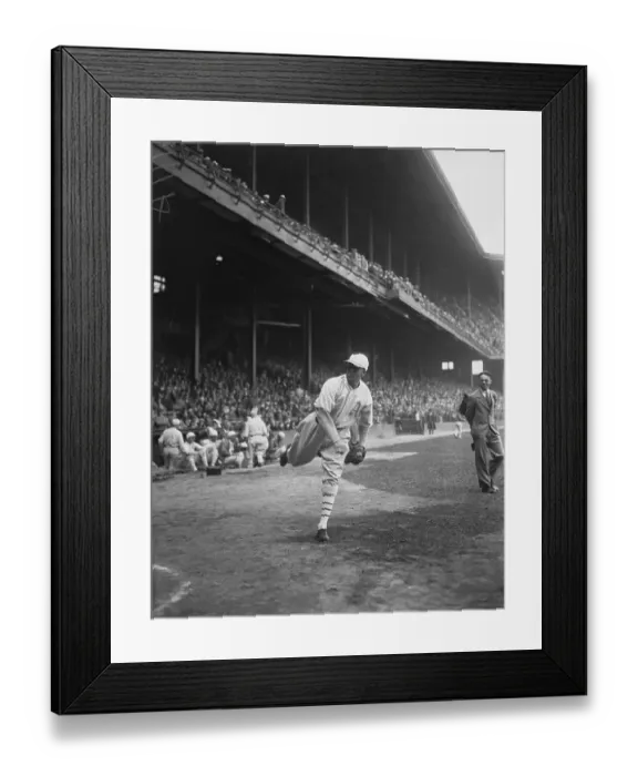 Framed Print : Baseball Player George Earnshaw Framed Print : Baseball Player George Earnshaw