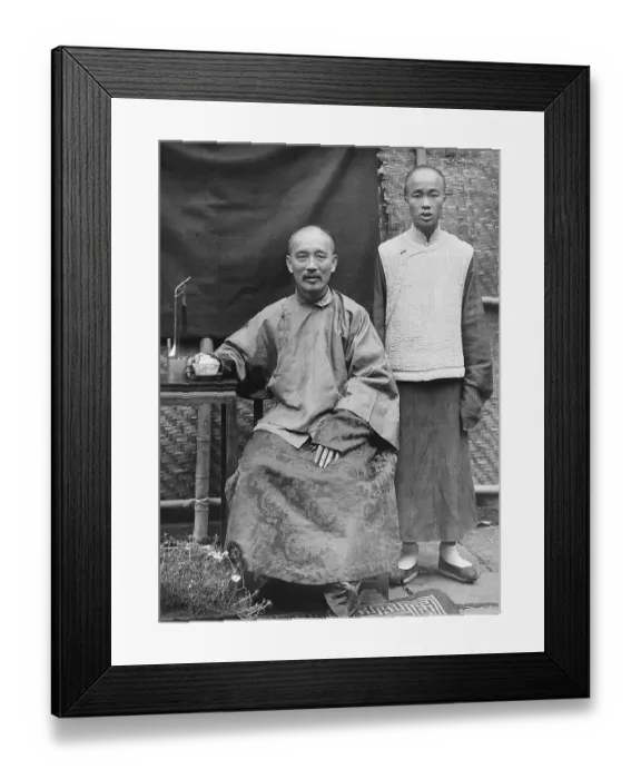 Framed Print : Mandarin and Servant Framed Print : Mandarin and Servant