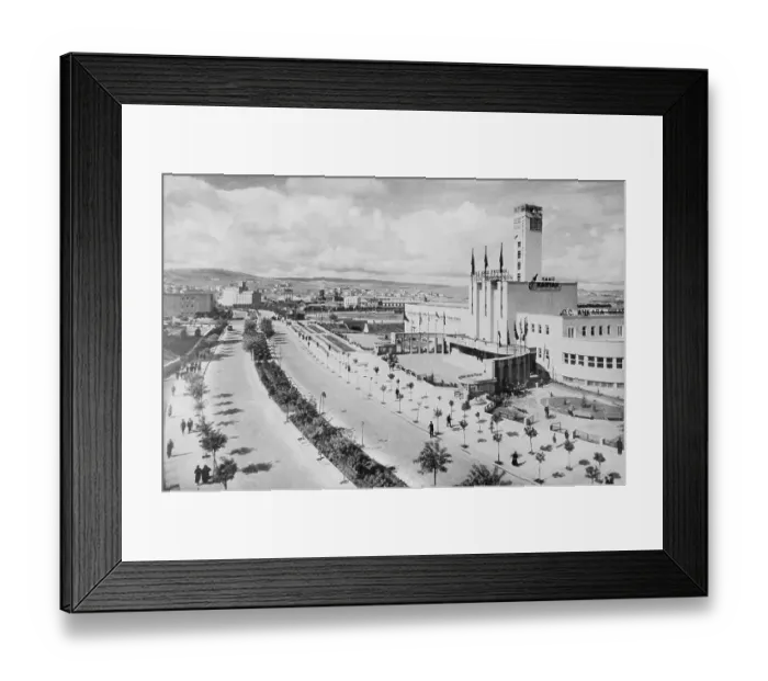 Framed Print : Aerial View of Ankara