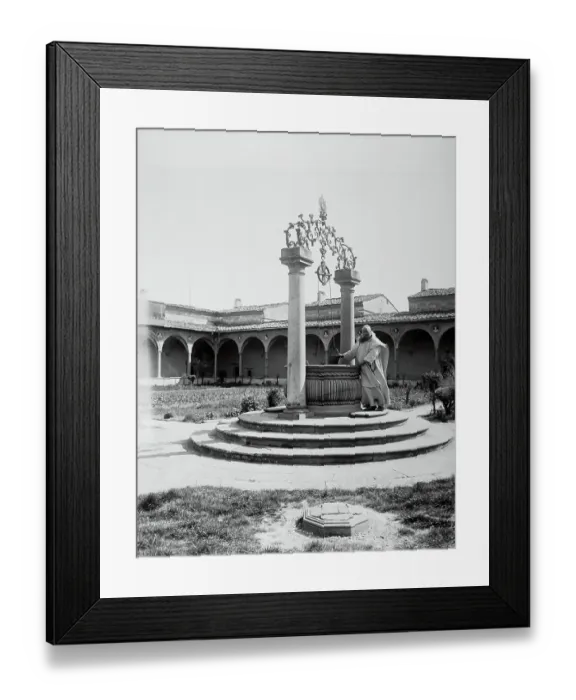 Framed Print : View of Statue on Water Refreshing Site Framed Print : View of Statue on Water Refreshing Site