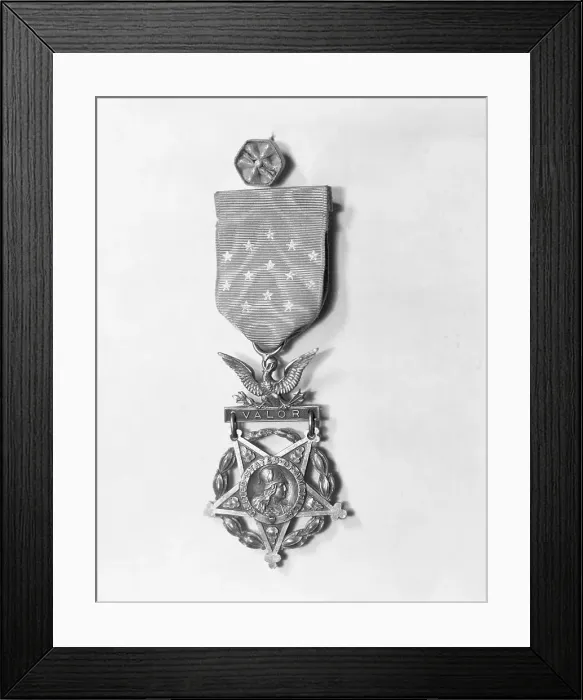 Framed Print : Medal of Honor that Charles Lindbergh Will Have Framed Print : Medal of Honor that Charles Lindbergh Will Have