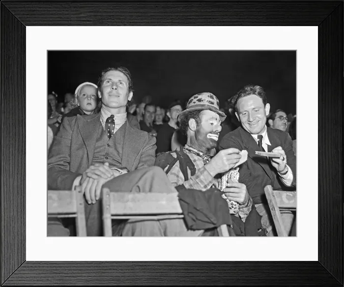 Framed Print : Spencer Tracy at Circus Framed Print : Spencer Tracy at Circus