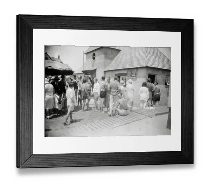 Framed Print : Society People at Club Cafeteria Framed Print : Society People at Club Cafeteria