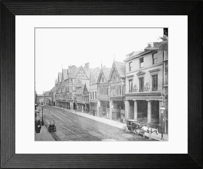 Framed Print : Houses on Eastgate Street Framed Print : Houses on Eastgate Street