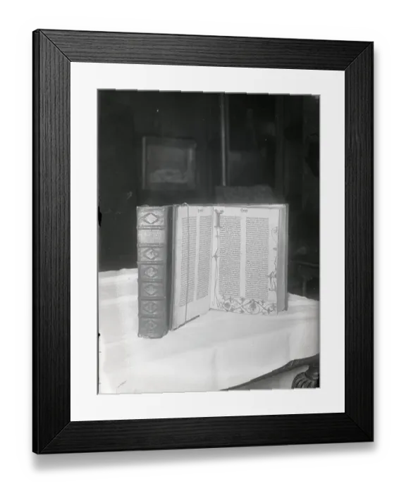 Framed Print : The Guttenberg Bible Framed Print : The Guttenberg Bible