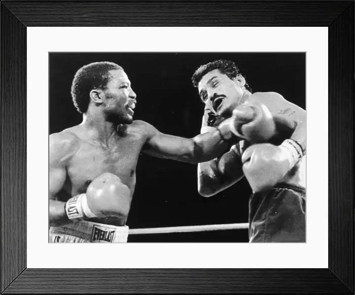 Framed Print : Boxer Aaron Pryor Punching Alexis Arguello Framed Print : Boxer Aaron Pryor Punching Alexis Arguello