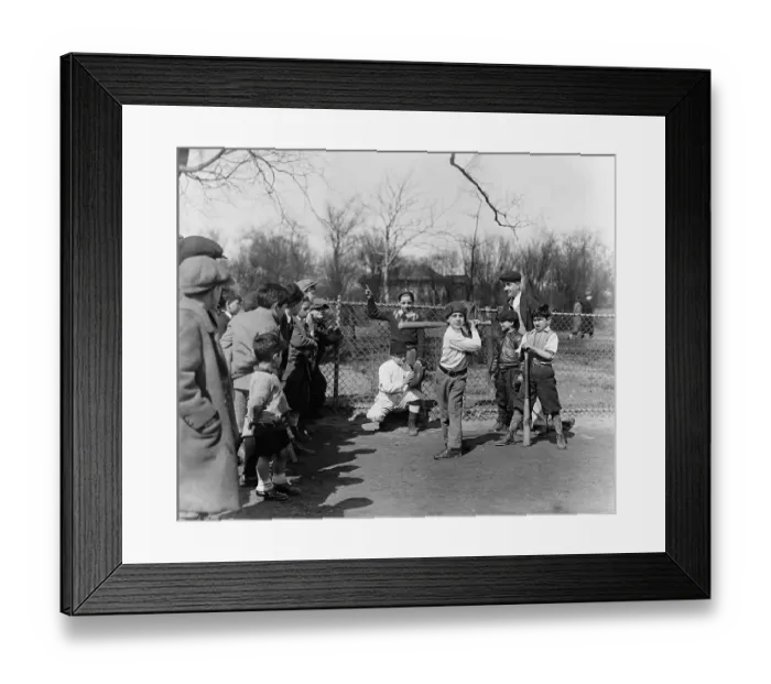 Framed Print : Children (6-12 years) Playing Baseball in Park, Manhattan, New York City, New York State, USA Framed Print : Children (6-12 years) Playing Baseball in Park, Manhattan, New York City, New York State, USA