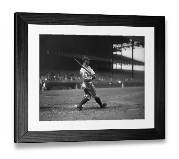 Framed Print : Lou Gehrig Swinging at the Plate Framed Print : Lou Gehrig Swinging at the Plate