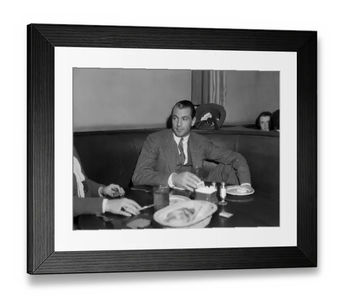 Framed Print : Gary Cooper Eating Lunch Framed Print : Gary Cooper Eating Lunch