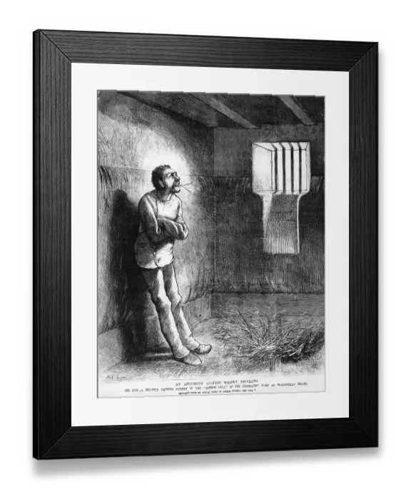 Framed Print : An Argument Against Whisky Drinking Framed Print : An Argument Against Whisky Drinking