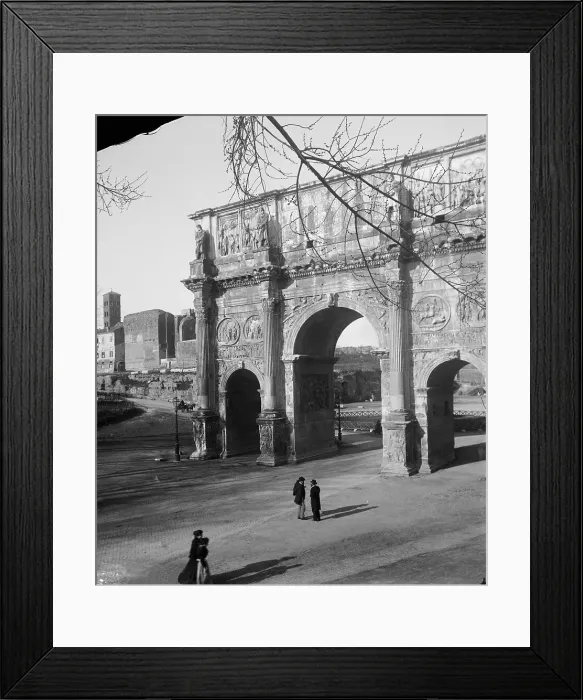 Framed Print : Road to Forum Passing Arch of Constantine Framed Print : Road to Forum Passing Arch of Constantine